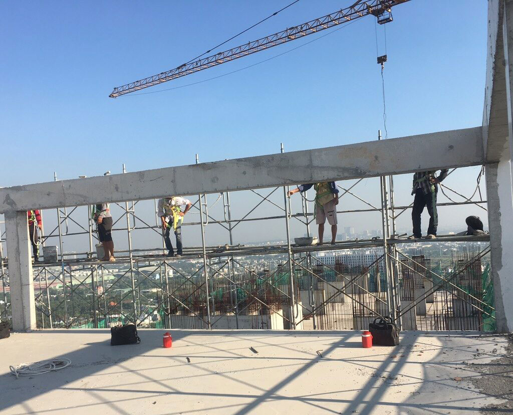 Tiến độ xây dựng tại Roxana Plaza tháng 1/2024