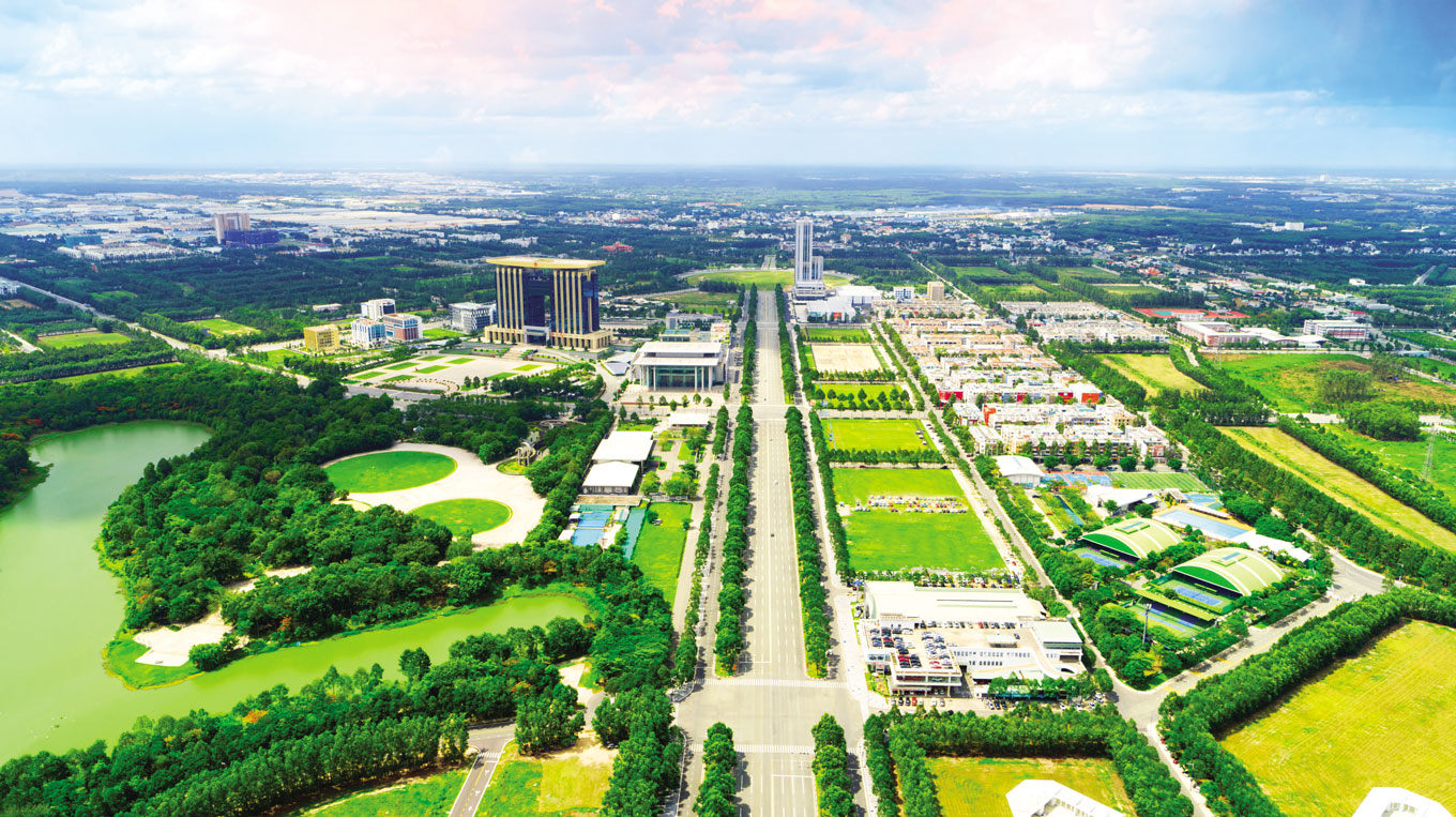 Một góc Thành phố mới Bình Dương