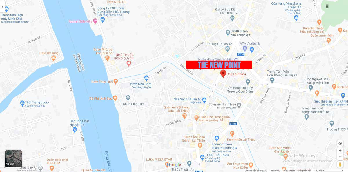 Vị trí dự án Bcons New Sky ngay trung tâm thành phố Thuận An, kết nối nhanh chóng đến TP.HCM, Thủ Đức và các khu công nghiệp lớn.